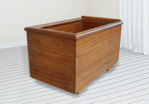 mexican style tub made with teak